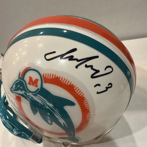 Dan Marino Signed Ridell Mini Helmet Miami Dolphins NO BOX