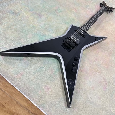 Washburn Dimebag Darrell Silver Outline Black Electric Guitar 6Strings ShipUS