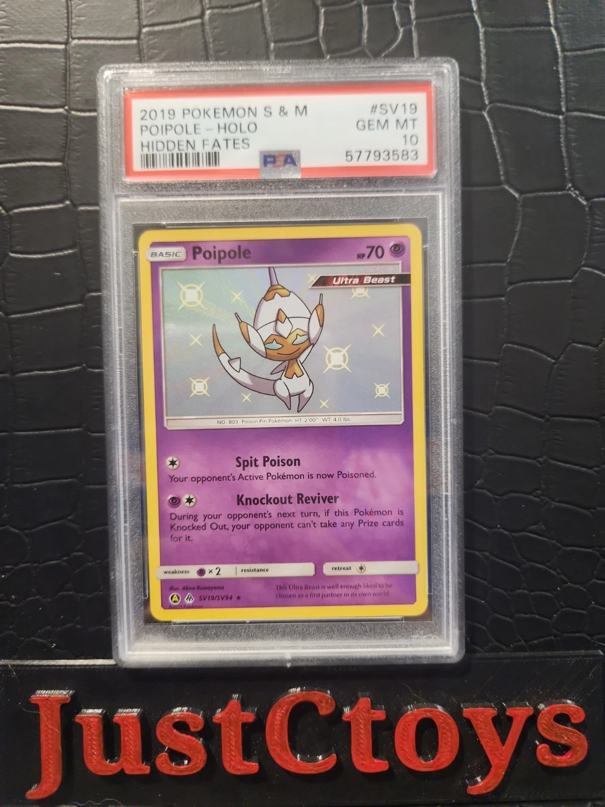 shiny poipole pokemon card SV19/SV94 | Rare Holo | Hidden Fates Vault Evolves from null Type Poipole Promo (202/SM-P): Shining Ultra