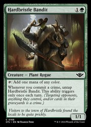 Hardbristle Bandit 168/441 Foil Outlaws of Thunder Junction Magic: The Gathering