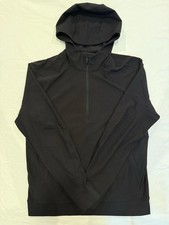 Lululemon Hoodie Mens Medium Black Half Zip R...
