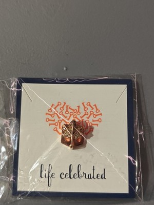 Keep Collective rose gold pave LEAF charm Key Inventory Location 31