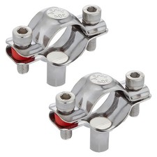 2PCS Lengthen Split Ring Pipe Hanger 304 Stainless Steel Heavy Duty Pipe Supp...