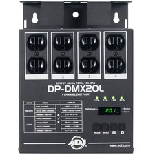 ADJ Products DMX20L 4-Channel Universal DMX Dimmer/Switch Pack, Compact and
