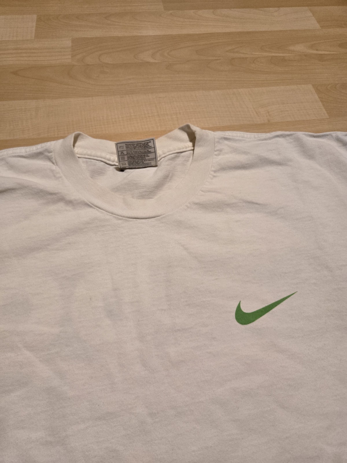 Vtg 1990s 90s Nike White Tag T Shirt Mens XL White Cotton Just Do It USA Swoosh