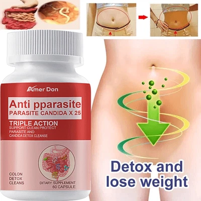AMER DON parassita detox clean COLON risciacquo e pulizia parassiti pulizia supporto candida