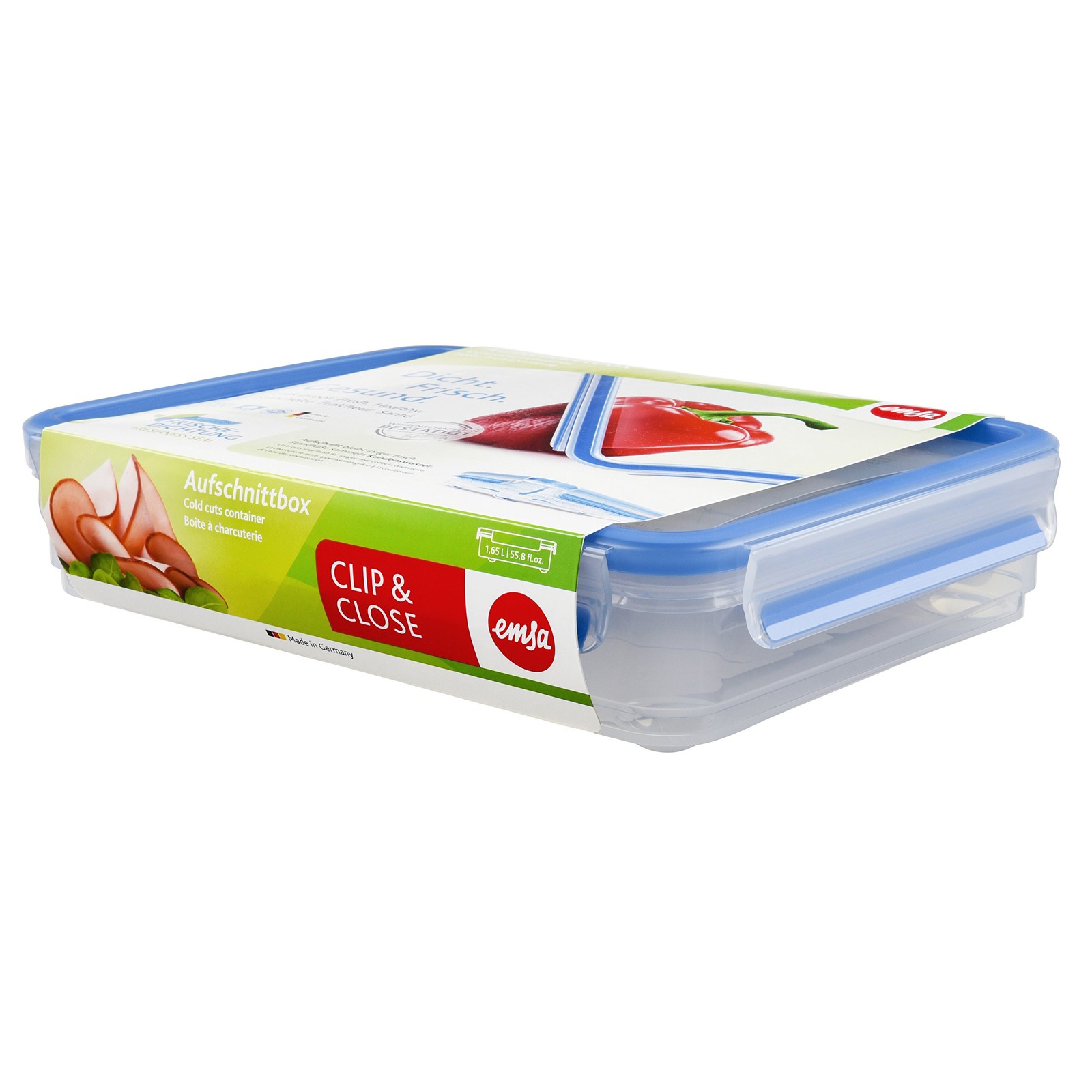 Emsa 509040 Clip - Close stacking box 265 x 194 x 6 cm 165 l transparentb 5290₽