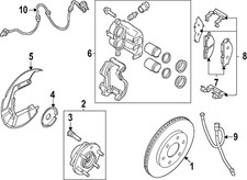 Genuine Nissan Brake Pads D1060-7JA0A