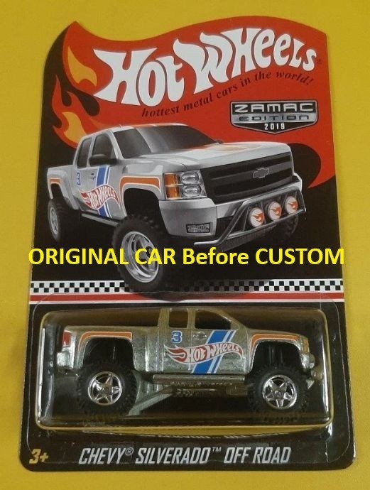 HotWheels CHEVY SILVERADO MARLBORO (WANGSTAR CUSTOM) METAL/METAL