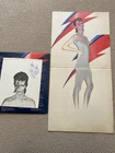 David Bowie Aladdin Sane Vinyl Record RS-1001 LSP 4852 RCA  1973 with club pic!