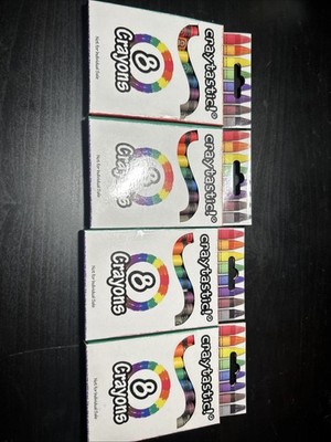 Craytastic Crayons 4  packs of 8 Crayons