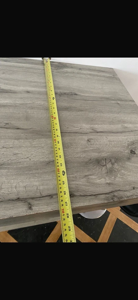 Bar Table, Very Good Condition. Chrome And Wood - Image 4 of 4