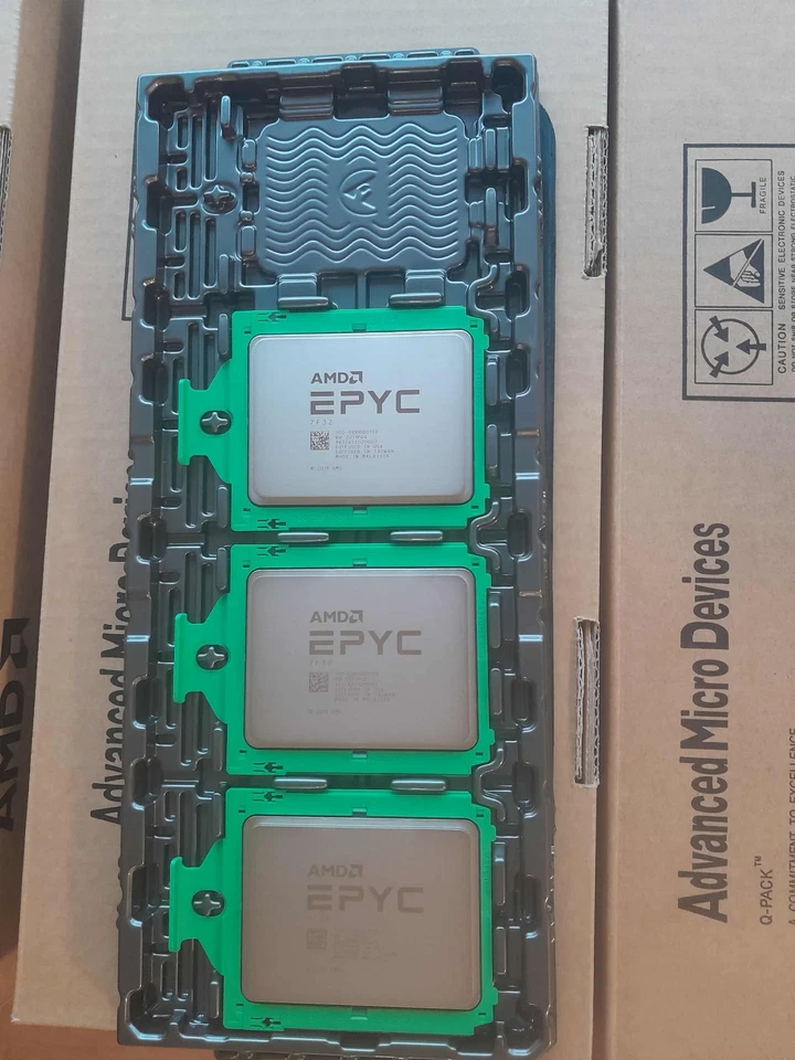 AMD EPYC ROME 7F32 OEM sbloccato 8C 3,7 GHz SP3 server CPU alta frequenza L3 128 MB - Immagine 2 di 4