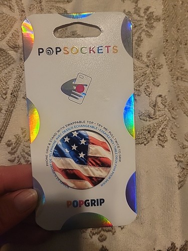 Popsockets PopGrip drapeau américain poignée supérieure interchangeable NEUF