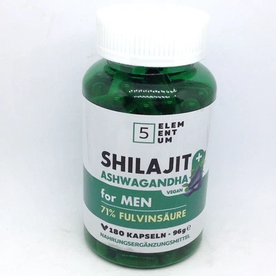 SHILAJIT ASHWAGANDHA pour homme MSVENTURESGROUP - Performances 180 gélules 08/27 - Photo 1/3