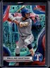 2024 Bowman's Best Paulino Santana Prospects Aqua Lava Refractor #/199 Rangers