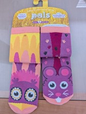 Owl  Mice Mismatched Pals Novelty Socks - Unisex