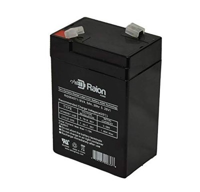 Raion Power 6V 6 Volt 4.5Ah Sealed Lead Acid SLA/AGM Rechargeable Battery - F...