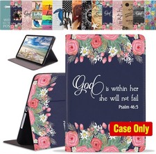 Slim PU Leather Folio Case with Stand for Samsung Galaxy Tab A 10.1 Inch 2019