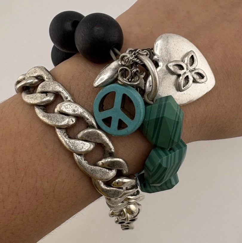 2 Pulseras Mujer Fossil… 2 Brazaletes De Mujer Marca Fossil Foto 2 de 3