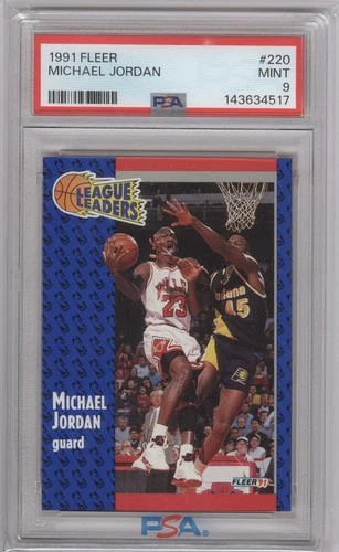 1991 Fleer Michael Jordan #220 PSA 9 mint