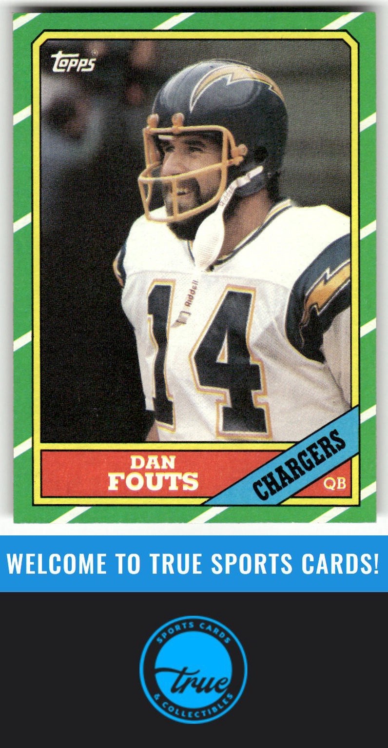 1986 Topps #231 Dan Fouts