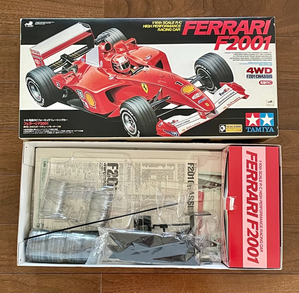 TAMIYA 58288 1/10 R/C High Performance Racing Car FERRARI F2001 (Telaio F201) - Immagine 2 di 4
