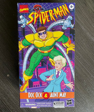 Marvel Legends Spider-Man VHS Doctor Octopus Aunt May Hasbro Action Figure Set