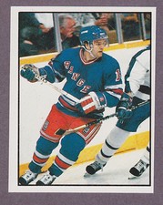 1988-89 Panini NHL Hockey Sticker Marcel Dionne #190 In Action New York Rangers