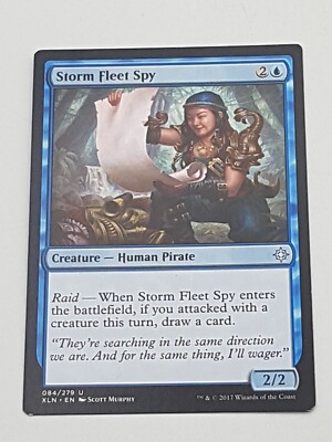 Magic the Gathering Einzelkarte Storm Fleet Spy bespielt