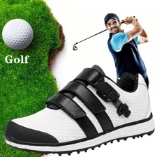 Men's Golf Shoes Breathable Spikeless Golf Shoes Non-slip Walking Shoes