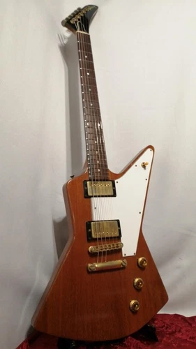 Gibson Limited Eric Clapton Explorer Yamano Order Natural Gold USA 2001 MOD