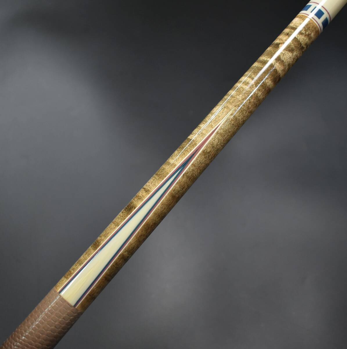 実品Meucciキュー Vintage Meucci Billiard Cue With Red Dot