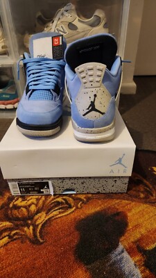 air jordan 4 university blue retail