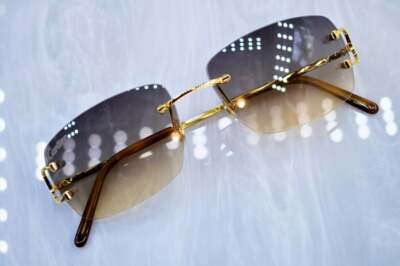 Cartier rimless vintage sunglasses fred glasses BIG C decor CT0092O Piccadilly
