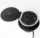 Allcam GP51 Desk Cable Hole Grommet Power Extension Socket USB C RJ45 Network