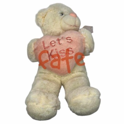 Bear Cuddle Expression Let's Kiss Soft Plush Doll Toy 11''