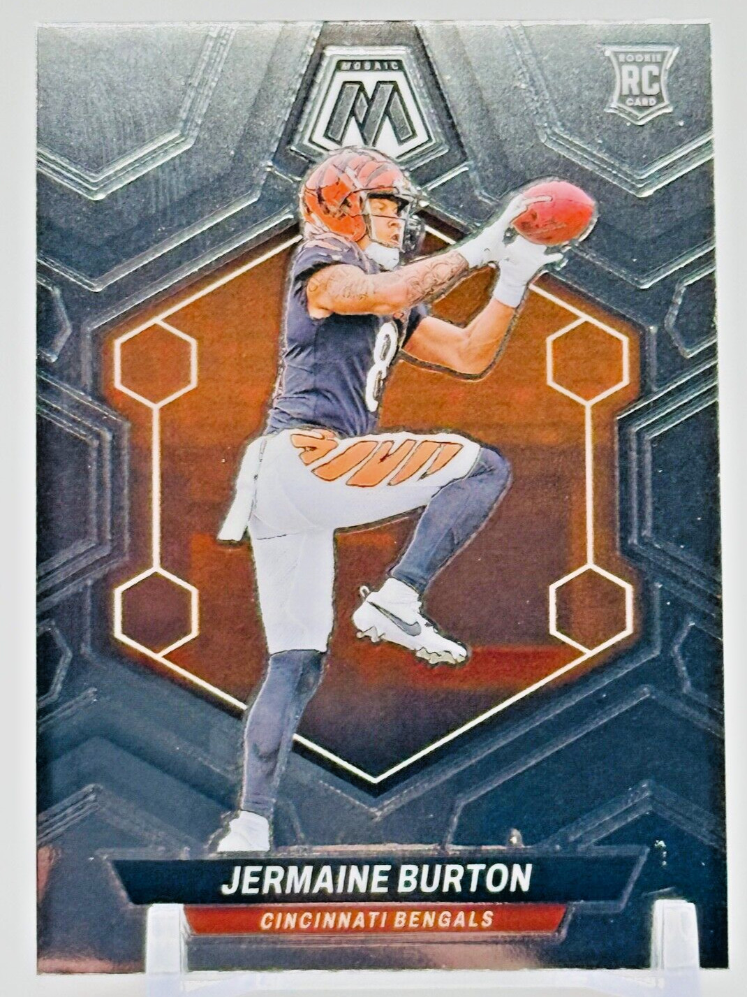 2024 Panini Mosaic Football #366 Jermaine Burton RC