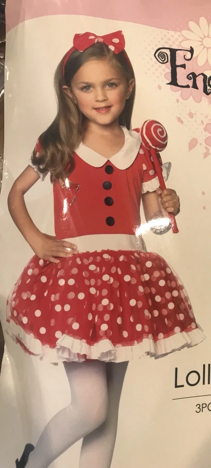 Adorable Disfraz Lil Lollipop Niña Niño 3-4 Halloween Foto 2 de 3