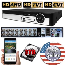 Sikker 16 Channel DVR Recorder 3TB HDD support night-owl swann 1080P BNC Camera