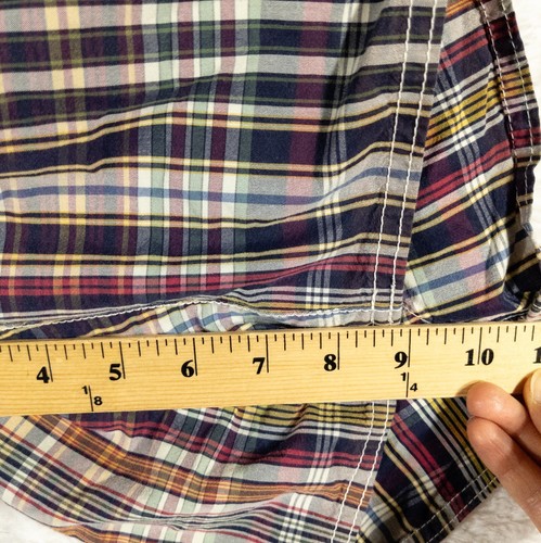 Polo Ralph Lauren Board Shorts Mens Size 34 Vintage Multi-Color Plaid Cargo Swim - Picture 9 of 10