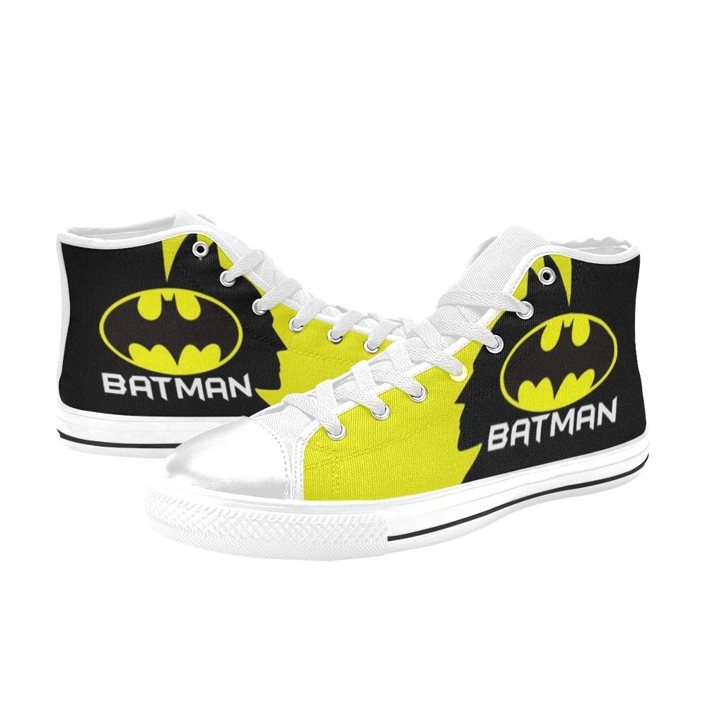 Batman Sneakers Custom High Top Men's Canvas Athletic Shoes