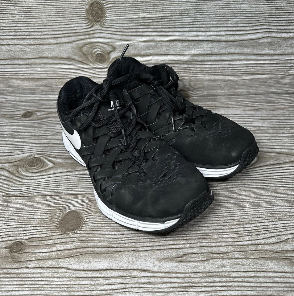 Nike Hombres Lunar Fingertrap TR 898065-001 Negro Zapatos para Correr Tenis Talla 7.5 W Foto 2 de 4