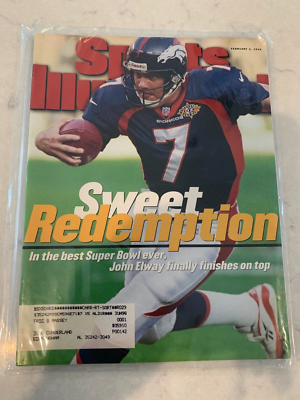 did john elway chew tobacco Sports Illustrated Magazine John Elway ; February 2, 1998 Sweet Redemption