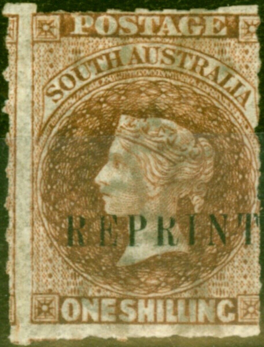 South Australia 1884 1s Dark Fine SG40 Grey-Brown Fres Reprint SEAL limited product Our shop most popular