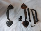 Two Cast Iron Door Handles