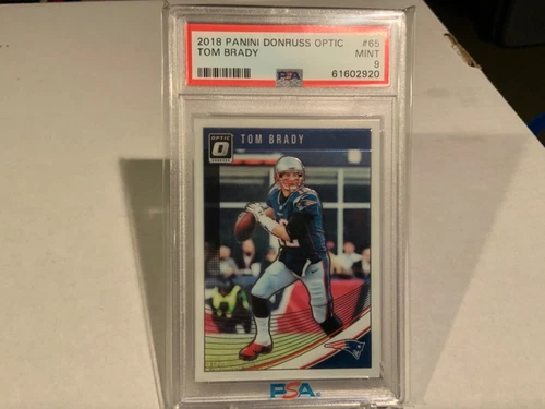 Tom Brady #65 2018 Panini Donruss Optic PSA 9 MINT PATRIOTS