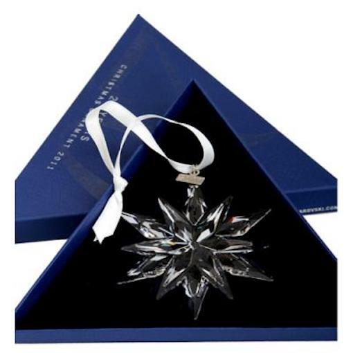 2011 Swarovski~Snowflake STAR Annual Christmas ORNAMENT~NEW