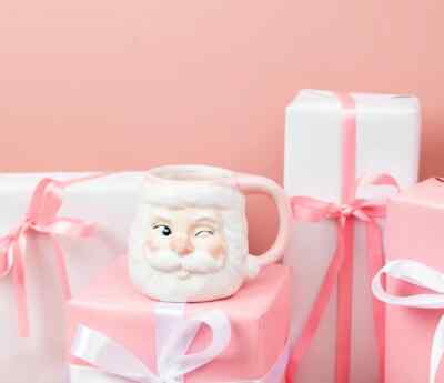Sweet Grace Holiday Santa Mug Candle Bridgewater Candle Company Christmas Decor