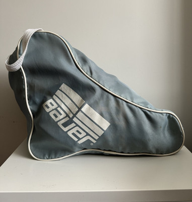Bauer  One Size As-Is Light Blue White Bauer Hockey Ice Skate Bag with Zipper